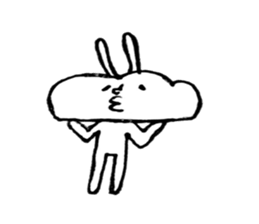 I'm a rabbit. sticker #11253278
