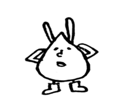 I'm a rabbit. sticker #11253279