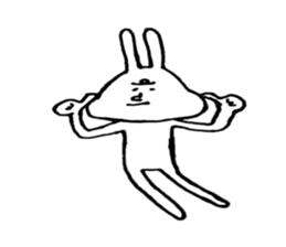 I'm a rabbit. sticker #11253280