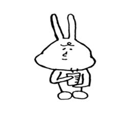 I'm a rabbit. sticker #11253281