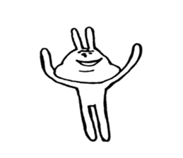 I'm a rabbit. sticker #11253283