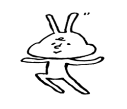 I'm a rabbit. sticker #11253284