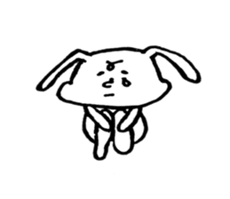 I'm a rabbit. sticker #11253285