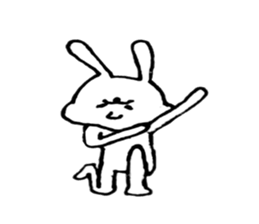 I'm a rabbit. sticker #11253286