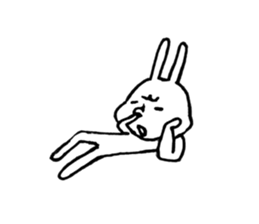 I'm a rabbit. sticker #11253288