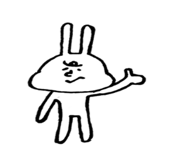 I'm a rabbit. sticker #11253289