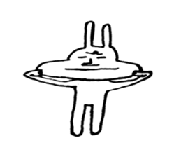 I'm a rabbit. sticker #11253290