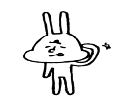 I'm a rabbit. sticker #11253292