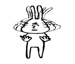 I'm a rabbit. sticker #11253293