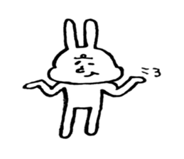 I'm a rabbit. sticker #11253295