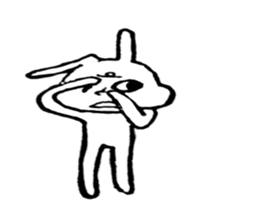 I'm a rabbit. sticker #11253296