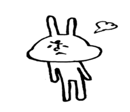 I'm a rabbit. sticker #11253297