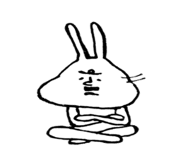 I'm a rabbit. sticker #11253299