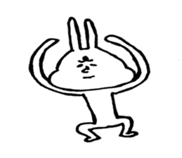 I'm a rabbit. sticker #11253300