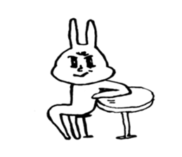 I'm a rabbit. sticker #11253301