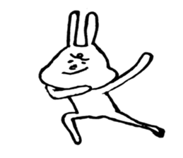 I'm a rabbit. sticker #11253302