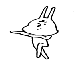 I'm a rabbit. sticker #11253303