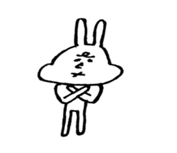 I'm a rabbit. sticker #11253309