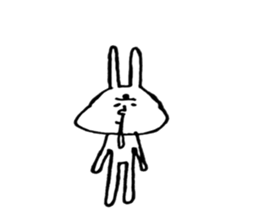 I'm a rabbit. sticker #11253310
