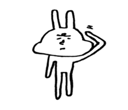 I'm a rabbit. sticker #11253311