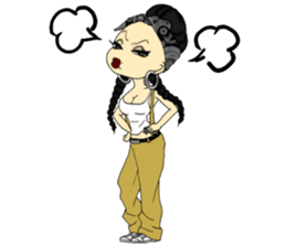 chicana(uno) sticker #11253590