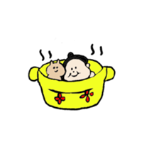 happy sumo wrestler sticker #11253886