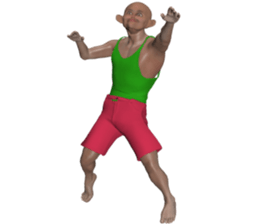 PANIC HUMAN sticker #11254034