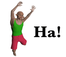 PANIC HUMAN sticker #11254035