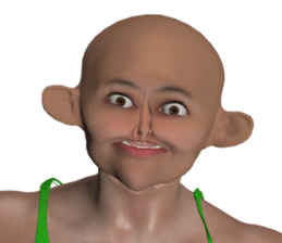 PANIC HUMAN sticker #11254036