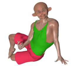 PANIC HUMAN sticker #11254041