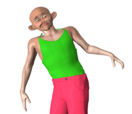 PANIC HUMAN sticker #11254042