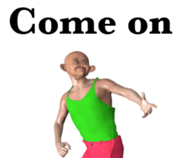 PANIC HUMAN sticker #11254044