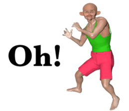 PANIC HUMAN sticker #11254046