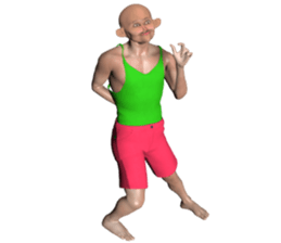 PANIC HUMAN sticker #11254047