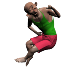 PANIC HUMAN sticker #11254048