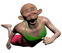 PANIC HUMAN sticker #11254049