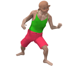 PANIC HUMAN sticker #11254058