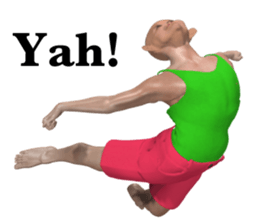 PANIC HUMAN sticker #11254060