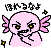 Axolotl daily life sticker #11254979