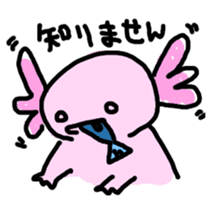 Axolotl daily life sticker #11254982