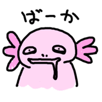 Axolotl daily life sticker #11254987