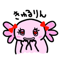 Axolotl daily life sticker #11254989