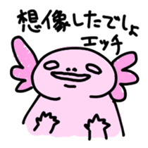Axolotl daily life sticker #11254993