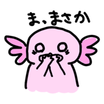 Axolotl daily life sticker #11254996