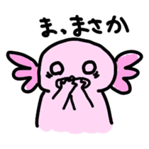 Axolotl daily life sticker #11254996