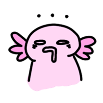 Axolotl daily life sticker #11255001