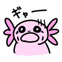 Axolotl daily life sticker #11255002