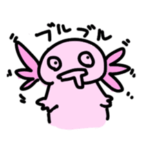 Axolotl daily life sticker #11255015