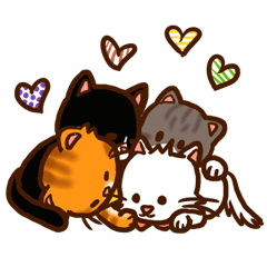 HAPPINESS NYAN x 4