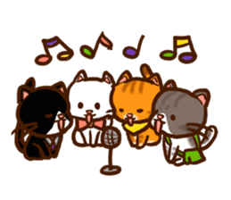 HAPPINESS NYAN x 4 sticker #11255596